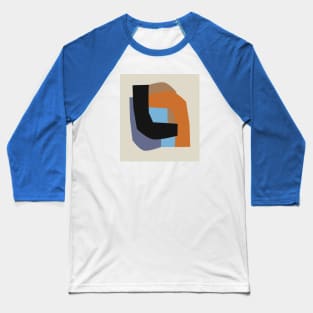 Autumnal Geometric Composition Baseball T-Shirt